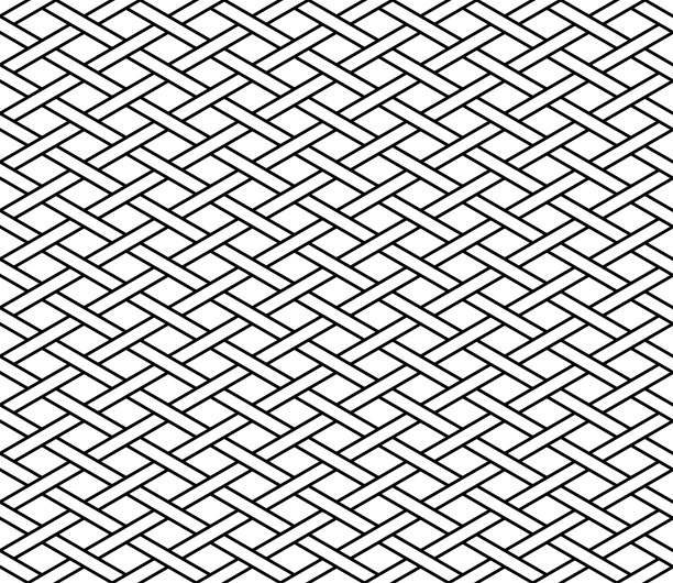 轮廓几何无缝图案图片下载