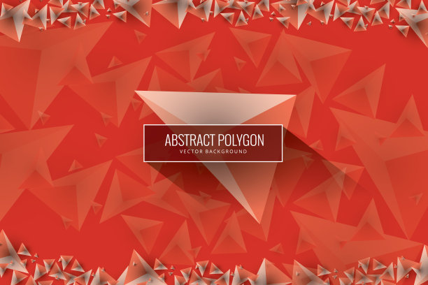 抽象多边形背景设计-低多边形，几何图片下载