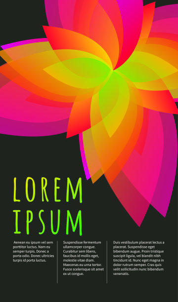 垂直广告传单图片下载