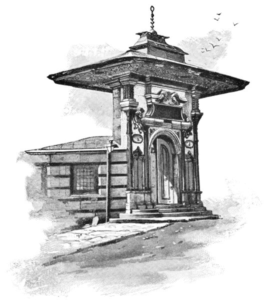 位于土耳其伊斯坦布尔的圣索非亚大教堂入口大门——19世纪图片下载