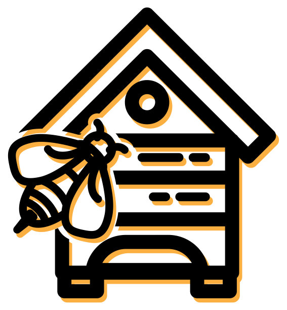 蜜蜂蜂箱图标图片下载