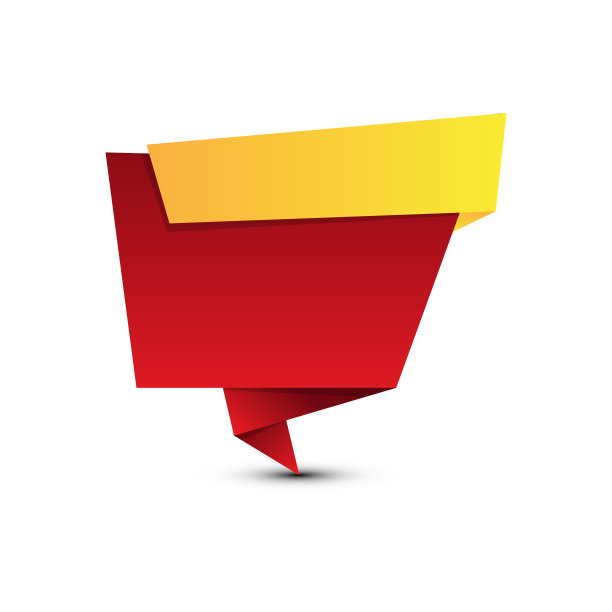 创意，彩色的横幅抽象丝带销售标签图片下载