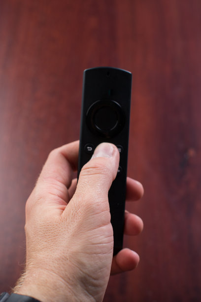 手持黑色小遥控器图片下载