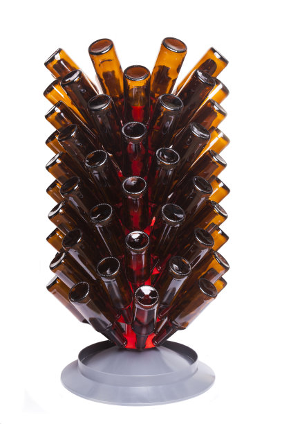 带瓶子的干燥树图片下载