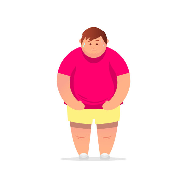 饮食和运动。卡通矢量插图。图片下载