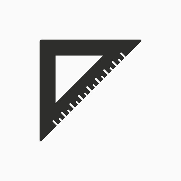 三角尺图标图片下载
