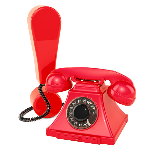 感叹号与手机概念。3D渲染孤立的白色背景图片下载