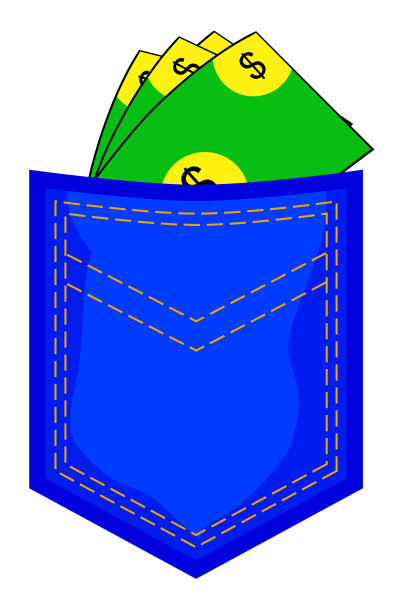 口袋里的钱图片下载