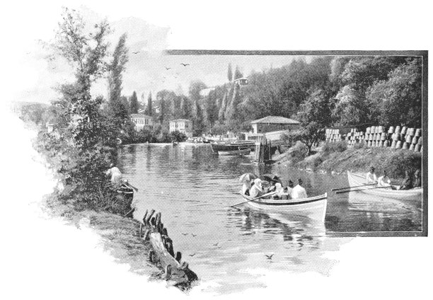 土耳其伊斯坦布尔的亚洲甜水，19世纪图片下载