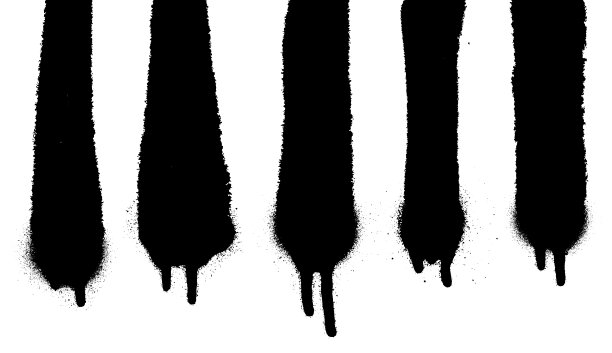 矢量喷漆框架。涂鸦喷绘横幅集。图片下载