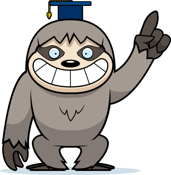 卡通懒惰教授图片下载