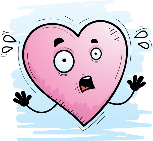 害怕卡通的心图片下载