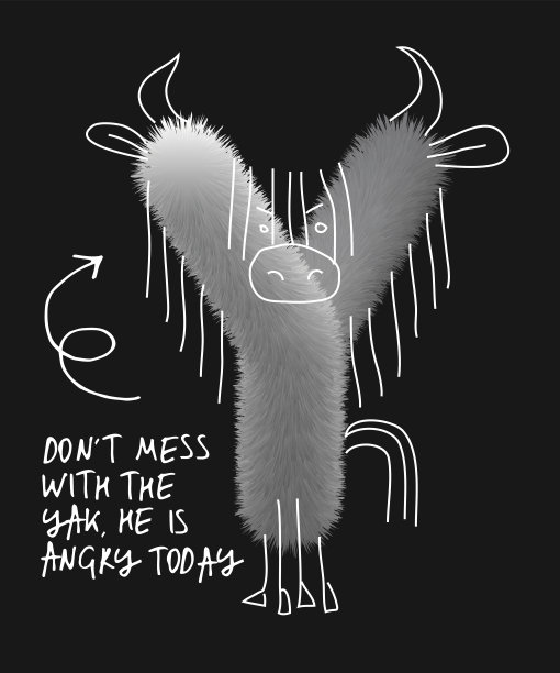 Y牦牛皮草信图片下载