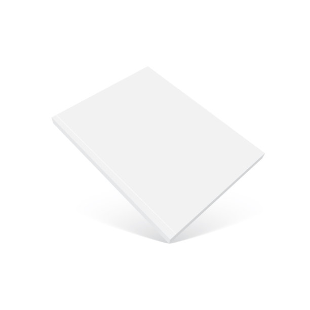 模型关闭杂志，杂志，小册子，明信片，传单，名片或小册子。向量图片下载