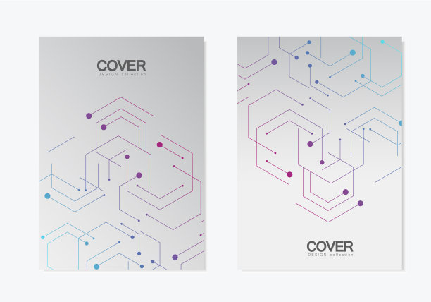 向量抽象几何背景。现代宣传册设计元素图片下载
