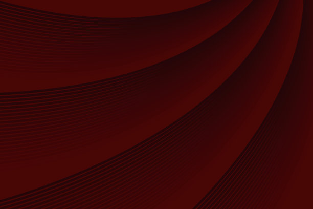 抽象的亮红色波浪横幅设计图片下载