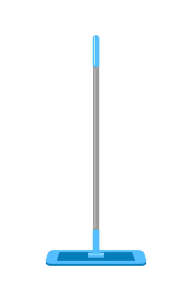 Mop孤立在白色背景上。清洁图标。矢量插图。图片下载