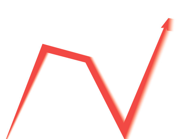 红色箭头向上，白色背景图片下载