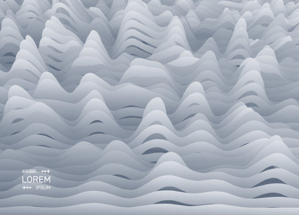 带有光学错觉的图案。抽象的波浪的背景。未来的矢量插图。图片下载