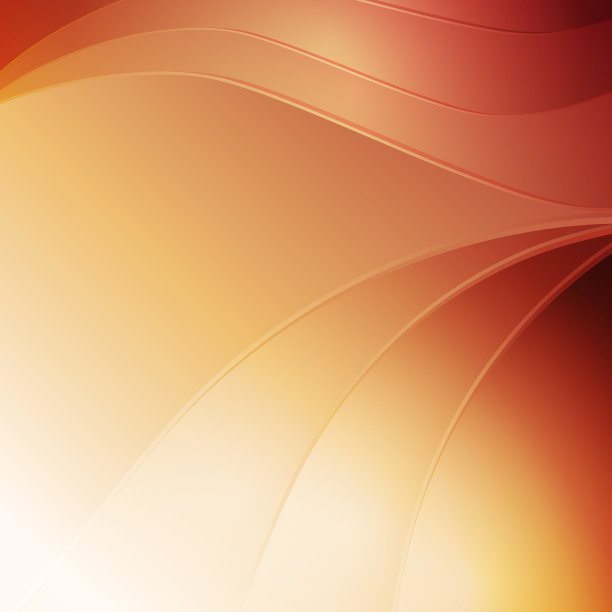抽象平滑线向量橙色背景向量插图。图片下载