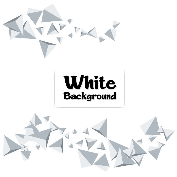 现代灰色多边形白色背景向量图像图片下载
