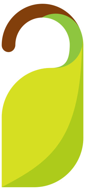 硬纸板门衣架，矢量图图片下载