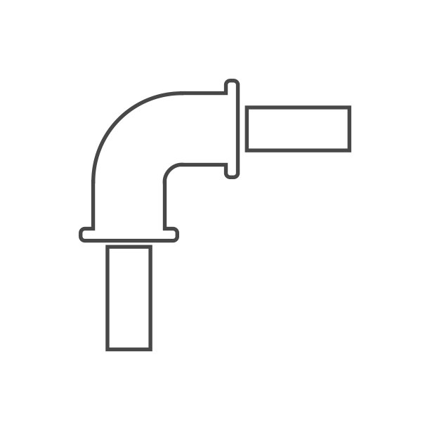 非常有用的管道图标。图片下载