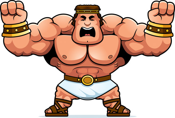 卡通大力神生气图片下载