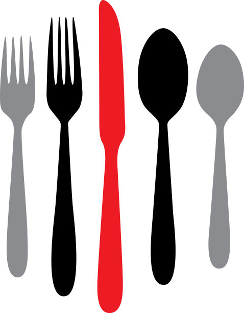 红、黑、灰银器图标图片下载