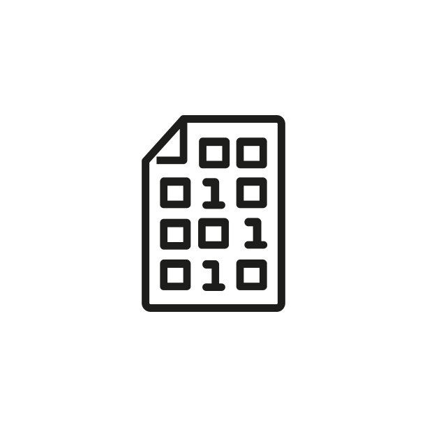 二进制代码行图标图片下载
