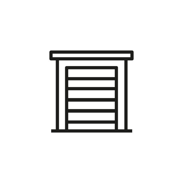 房子车库线图标图片下载