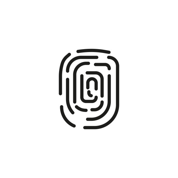 指纹线条图标图片下载