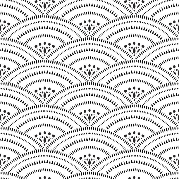 部落无缝模式。素材图片