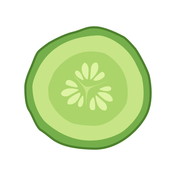 黄瓜切片用种子横切图片下载