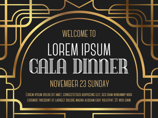 豪华复古框架艺术装饰风格图片下载