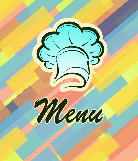 矢量横幅为餐厅和咖啡馆，酒吧。用帽子做饭。图片下载