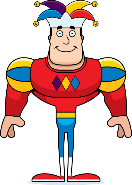 卡通微笑的小丑图片下载