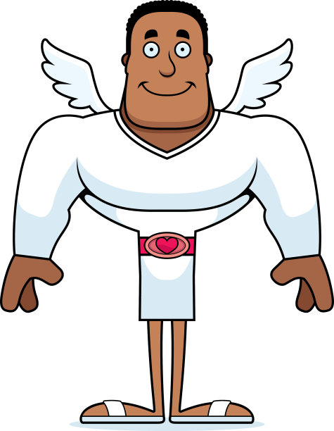 卡通微笑的丘比特图片下载