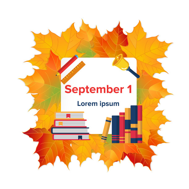 九月首平旗素材图片