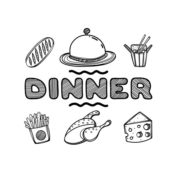 手绘菜单的咖啡馆。素描的概念说明。图片下载