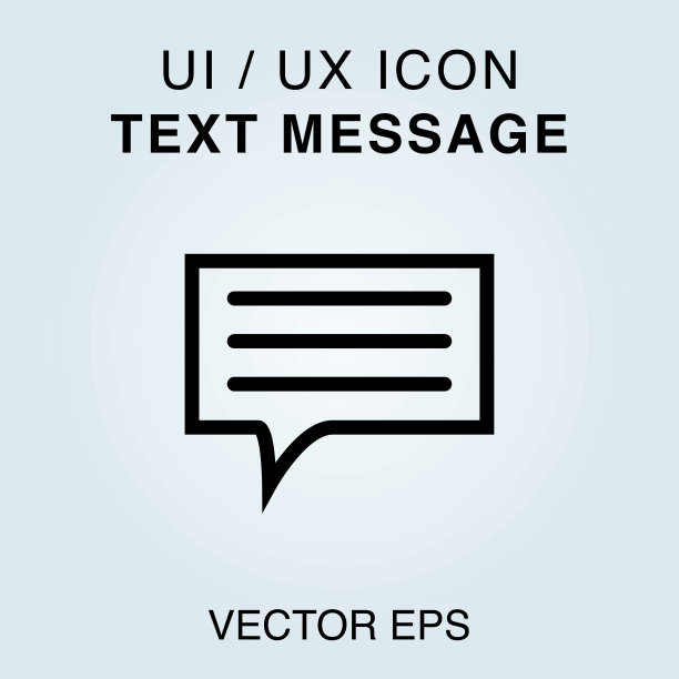UI UX图标-文本信息图片下载