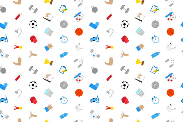 活跃的生活背景从颜色图标。图片下载