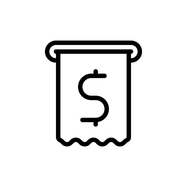 收据图标矢量图图片下载