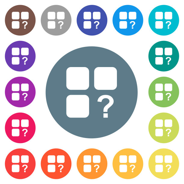 未知组件，圆形背景上的白色图标图片下载