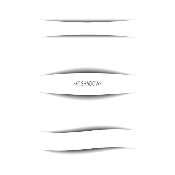 矢量插图eps 10阴影集图片下载