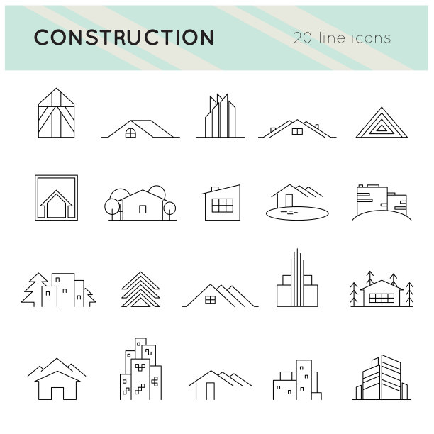 建筑图标设置图片下载