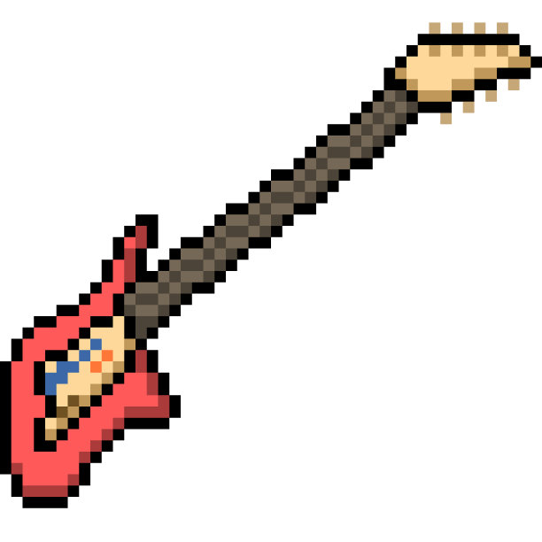 矢量像素艺术孤立的卡通图片下载