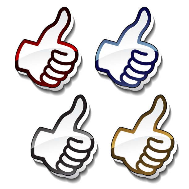 矢量最佳选择指针-手势手势符号图片下载