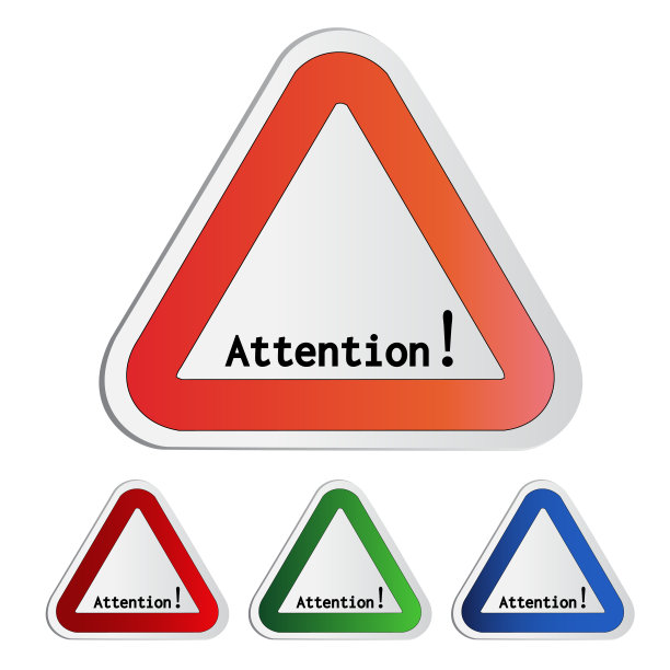 矢量注意符号-安全警告图片下载
