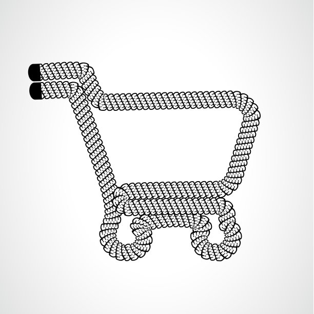 矢量购物车项目-购物手推车图片下载